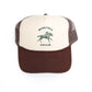 COWBOY TRUCKER HAT - BROWN/TAN - beverlyhillsgc.com